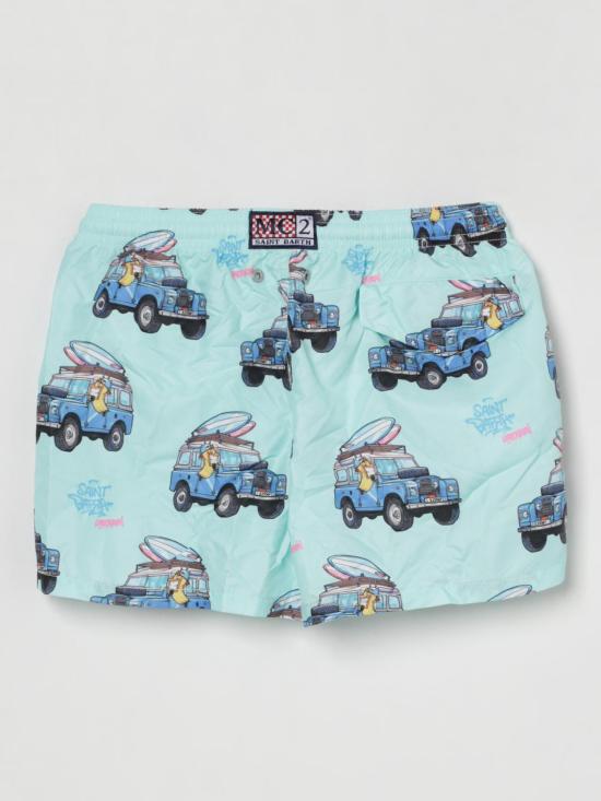 25FW [키즈] 세인트바쓰 스윔팬츠 JEA0004 03009H Turquoise - MC2 SAINT BARTH