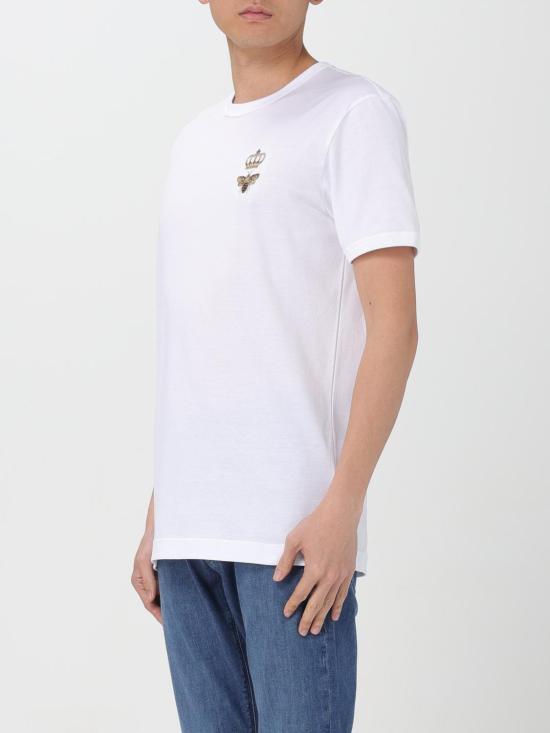 25FW 돌체앤가바나 반팔 티셔츠 G8PV1ZG7WUQ W0800 White - DOLCE & GABBANA