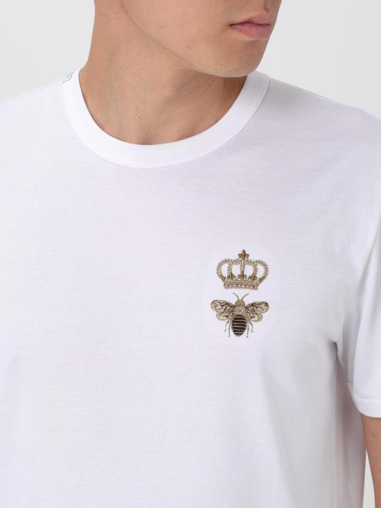 25FW 돌체앤가바나 반팔 티셔츠 G8PV1ZG7WUQ W0800 White - DOLCE & GABBANA