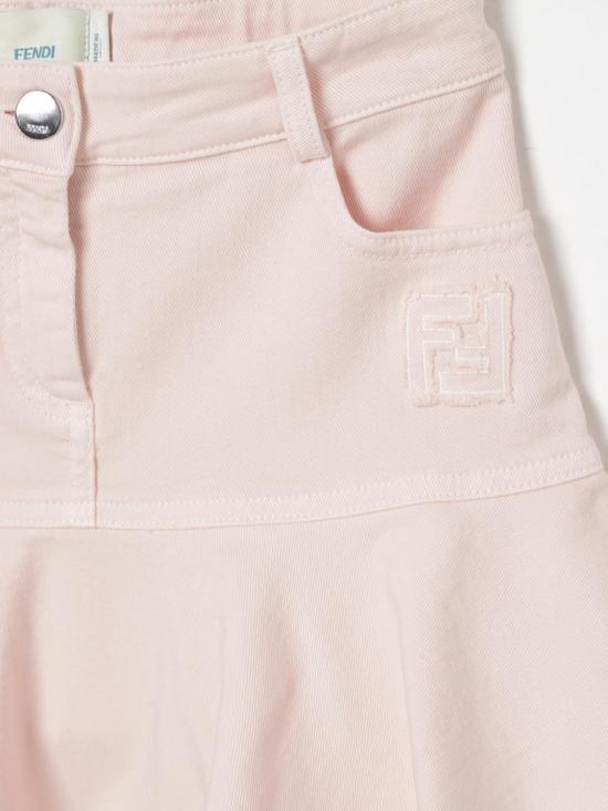 25FW [키즈] 펜디 스커트 JFE169ATS1 F1RX7 Strawberry - FENDI