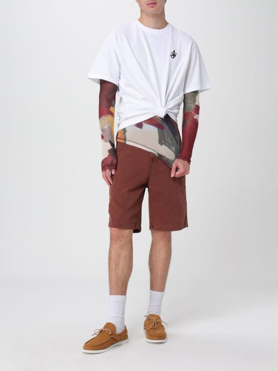 25SS JW앤더슨 앵커 자수 티셔츠 JT0257PG1510 001 White - JW ANDERSON