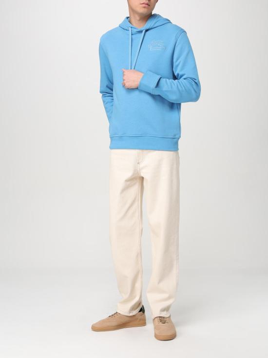 25SS 에트로 긴팔 티셔츠 MRMB0008AJ215 B3911 Gnawed Blue - ETRO