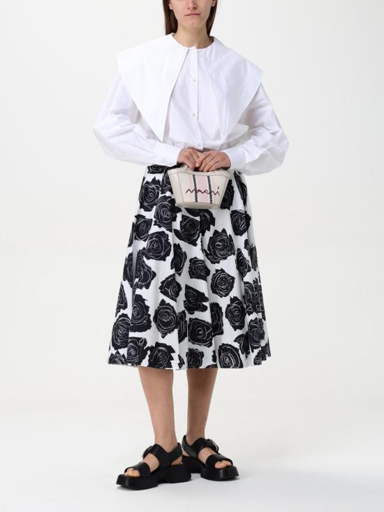 25FW 마르니 스커트 GOMA0745A0UTC520 LUW01 Multicolor - MARNI