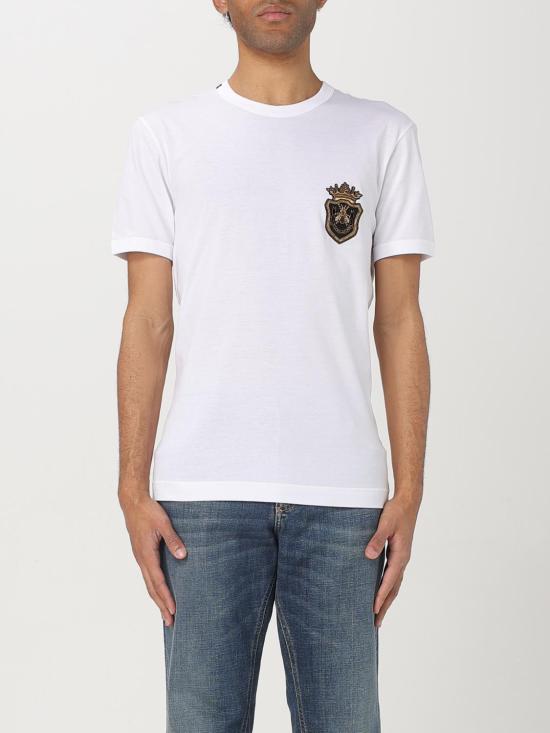 25FW 돌체앤가바나 반팔 티셔츠 G8PV1ZG7O4C W0800 White