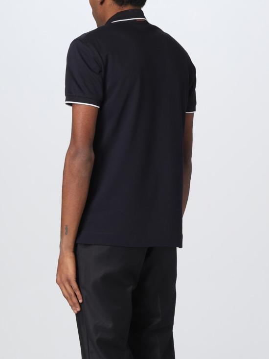 25FW 에르메네질도제냐 반팔 티셔츠 E7358A5B746 B09 Blue - ERMENEGILDO ZEGNA