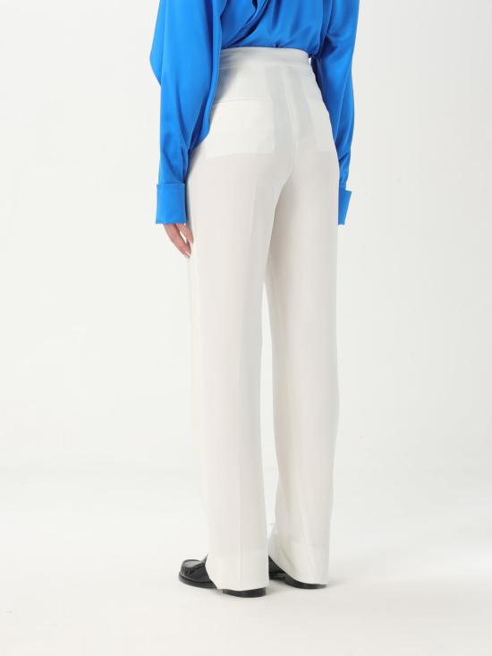 25FW 막스마라 스트레이트 팬츠 2511131024600 010 White - MAX MARA