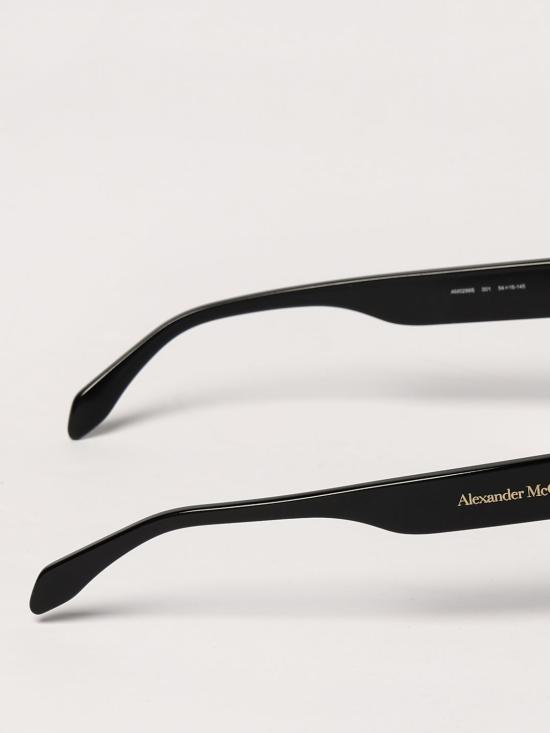 25FW 알렉산더 맥퀸 선글라스 AM0299S 001 Black - ALEXANDER MCQUEEN