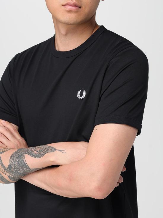 25FW 프레드페리 반팔 티셔츠 M3519 102 Black - FRED PERRY