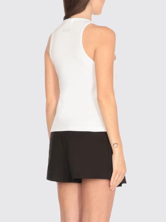 25SS 엠에스지엠 민소매 티셔츠 3842MDT81257120 01 White - MSGM