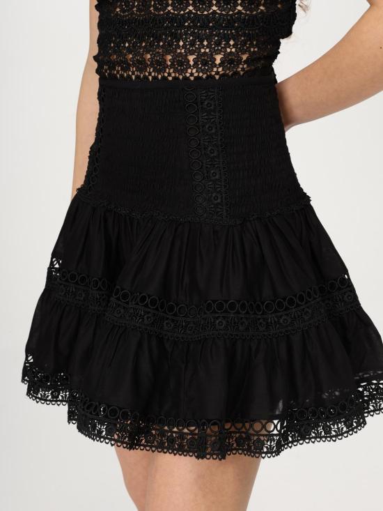 25FW 차로루이즈 숏 스커트 251401 Black - CHARORUIZ