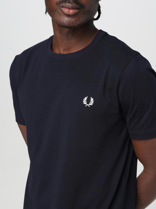 25SS 프레드페리 반팔 티셔츠 M1600 608 Blue 1 - FRED PERRY