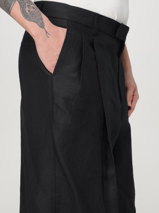 25FW 돌체앤가바나 스트레이트 팬츠 GP114TFU4MC N0000 Black - DOLCE & GABBANA