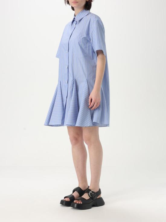 25FW 마르니 롱 원피스 ABMA1379S0UTC455 STB61 Blue - MARNI