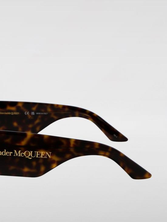25FW 알렉산더 맥퀸 선글라스 AM0433S 002 Brown - ALEXANDER MCQUEEN