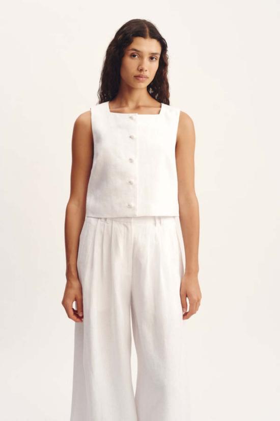  포제 민소매 티셔츠 포세 리오  아이보리