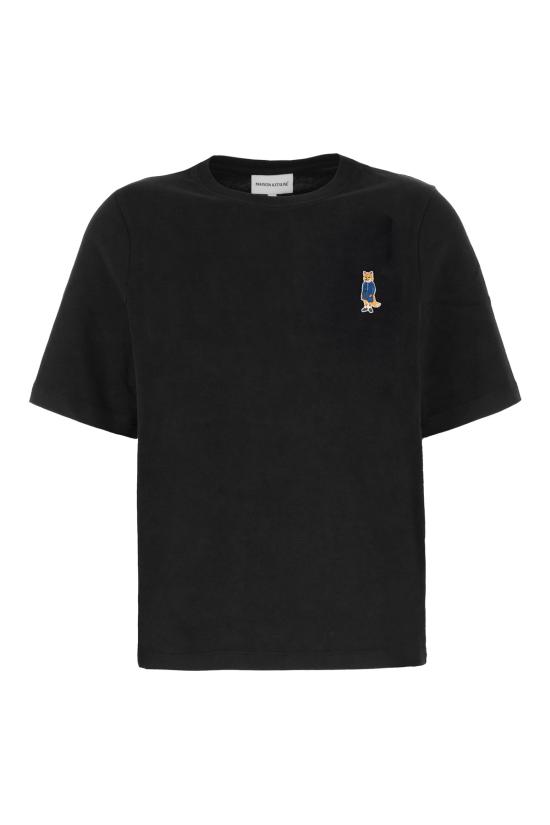 25FW 메종키츠네 드레스드 폭스 컴포트 티셔츠 PW00121KJ0119 P199 BLACK
