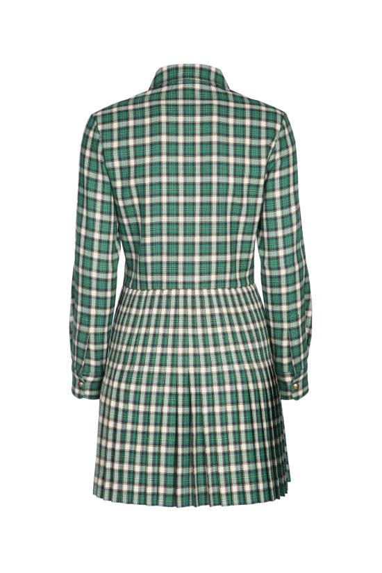 25FW 셀린느 숏 원피스 RR0CE0231 GAF1 EMERALD CHALK YELLOW - CELINE