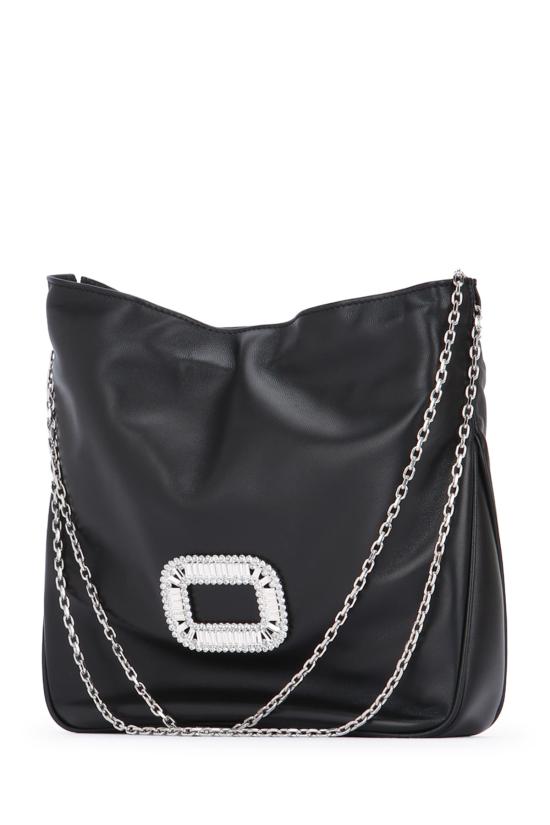 25FW 로저비비에 레더 필그림 미니백 RBWABDK0100YDR B999 NERO - ROGER VIVIER