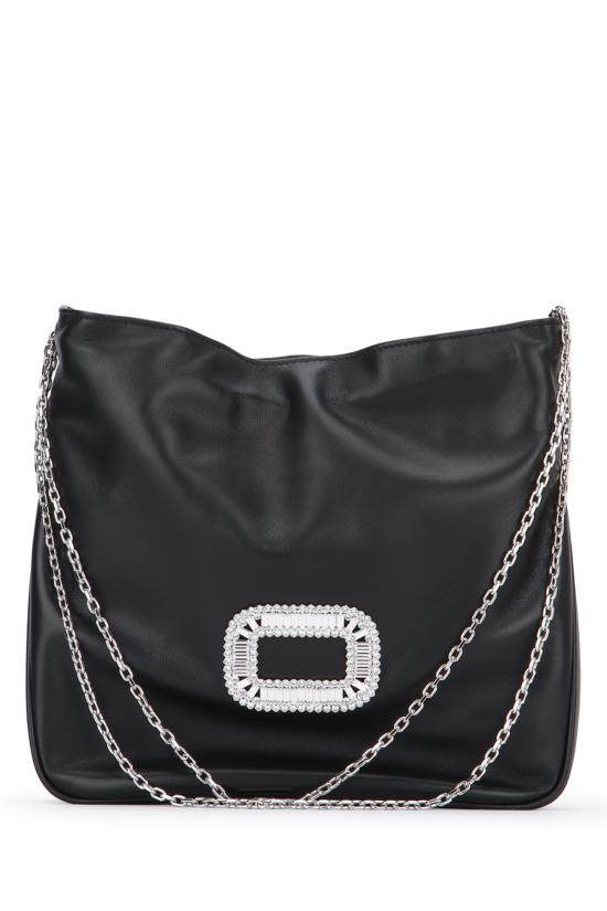 25FW 로저비비에 레더 필그림 미니백 RBWABDK0100YDR B999 NERO