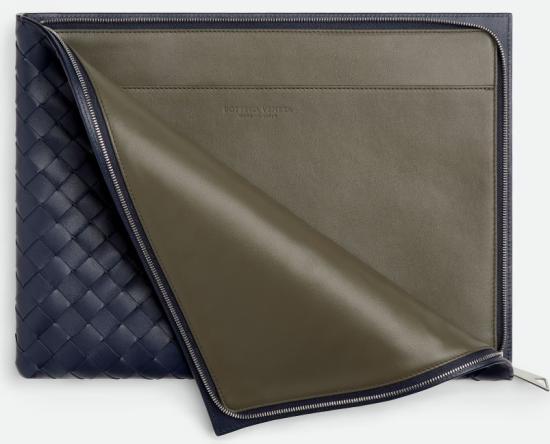 25FW 보테가베네타 클러치/파우치 607479VCPQ5 3262 GREENABYSS - BOTTEGA VENETA
