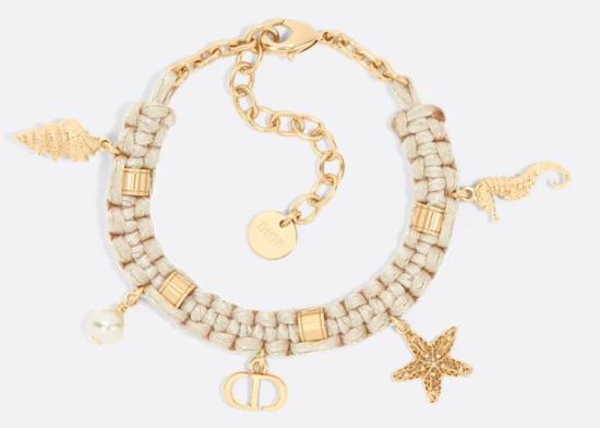 25FW 디올 팔찌 B2946WOMPO 208 GOLDBEIGE