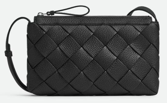 25FW 보테가베네타 디아고 지퍼 메신저백 837112V4FV1 8803 BLACKSILVER