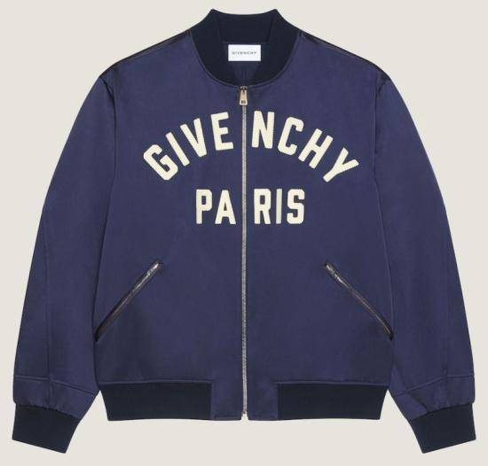 25FW 지방시 긴팔 티셔츠 BM01E01610 410 NAVY