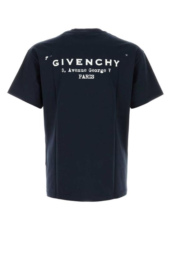 25FW 지방시 반팔 티셔츠 BM71NK3YRJ 499 NAVY - GIVENCHY