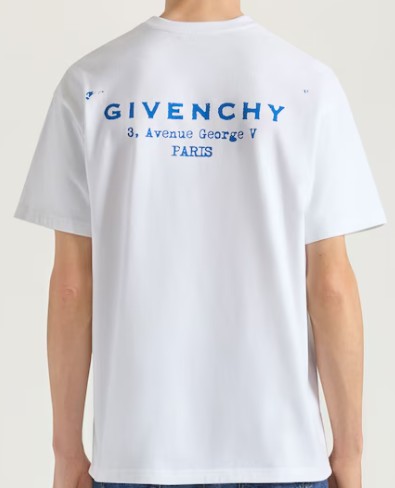 25FW 지방시 반팔 티셔츠 BM71NK3YRJ 100 WHITE - GIVENCHY