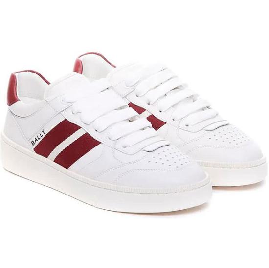 25FW 발리 스니커즈 MSK08YVT179 I0I0 WHITE BALLYRED - BALLY