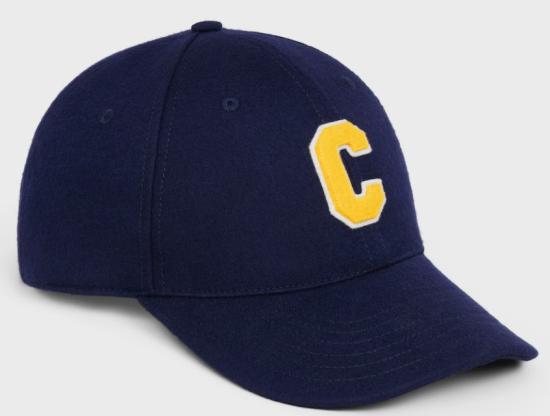 26SS 셀린느 볼캡 AA02T239D FYT8 ROYAL BLUE YELLOW