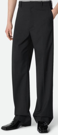 25FW 보테가베네타 스트레이트 팬츠 836967V4XP0 1307 CHARCOALMELANGE