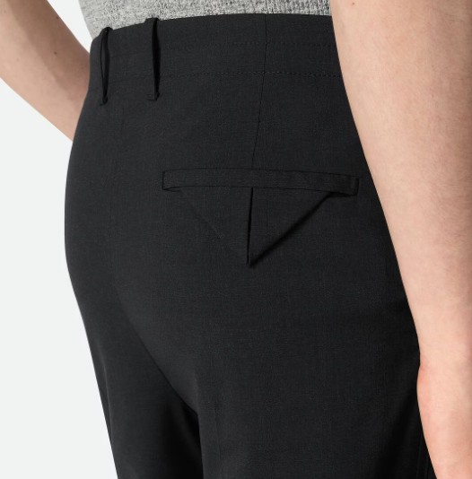 25FW 보테가베네타 스트레이트 팬츠 836967V4XP0 1307 CHARCOALMELANGE - BOTTEGA VENETA