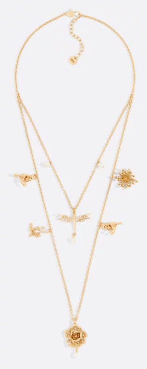 25FW 디올 목걸이/팬던트 N3398WOMRS 301 GOLDWHITE