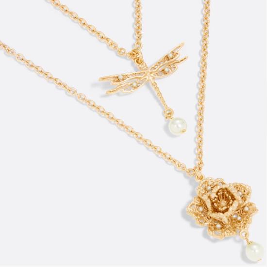 25FW 디올 목걸이/팬던트 N3398WOMRS 301 GOLDWHITE - DIOR