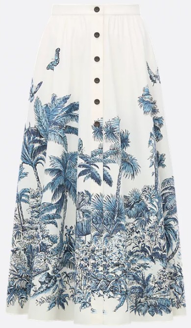 25FW 디올 스커트 541J93A3A91 860 FANTAISIE