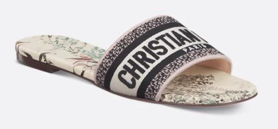 25FW 디올 뮬/슬리퍼 KCQ209FED 58U NUDEWHIT