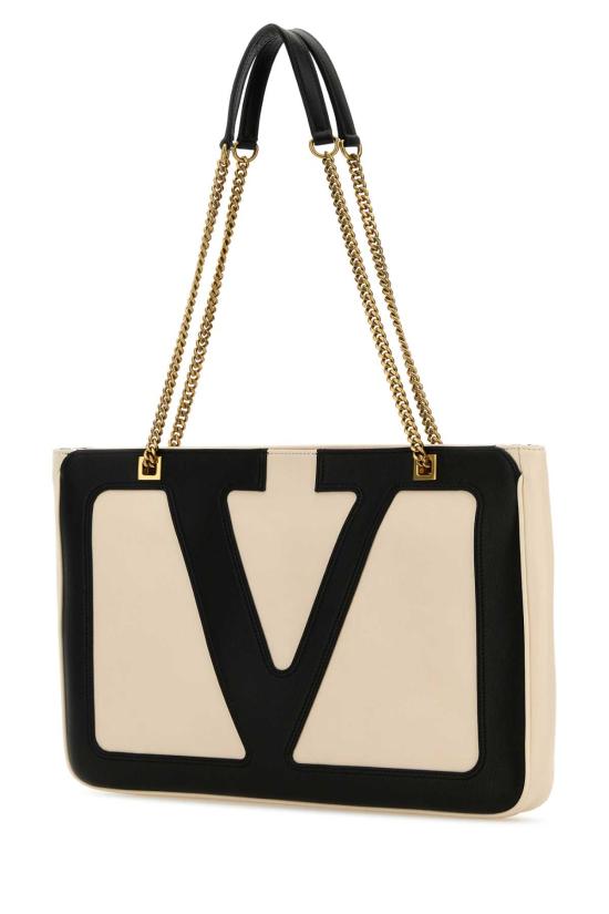 26SS 발렌티노 가라바니 토트백 6W2B0R13PTJ R4V BUTTER WHITE NERO - VALENTINO GARAVANI