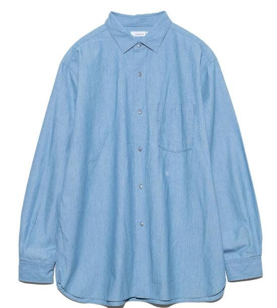  나나미카 셔츠 SUGF359E IB Indigo Bleach