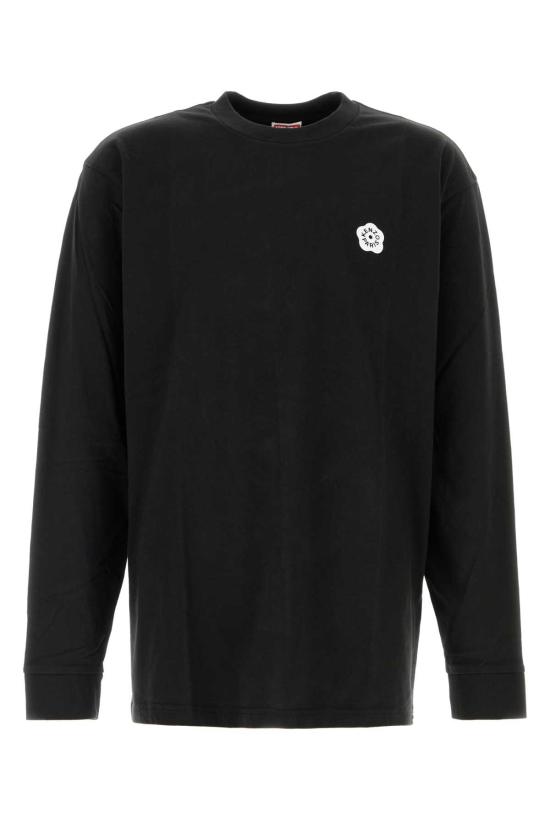 25FW 겐조 긴팔 티셔츠 FF65TL3544SG 99J BLACK