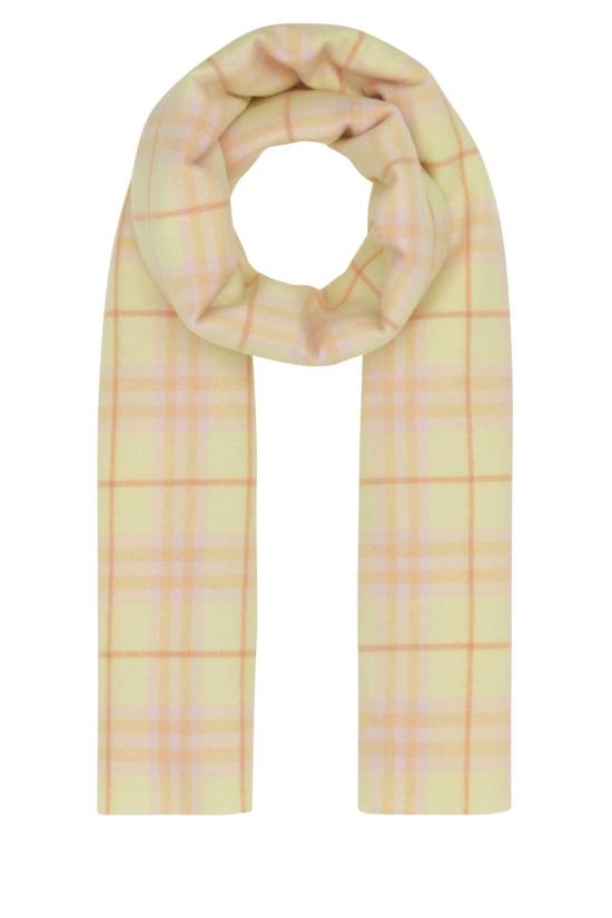 25FW 버버리 체크 캐시미어 해피 스카프 8079989 A4652 SHERBET