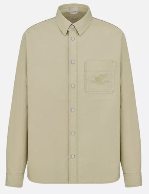 25FW 크리스챤디올 긴팔 셔츠 593D595A3021 181 FANTASIEFONDBEIGE