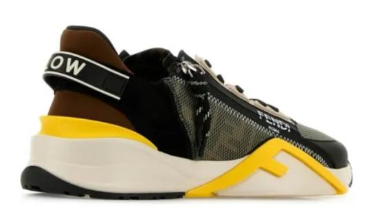 26FW 펜디 FLOW 플로우 스니커즈 7E1392AQ6D F1R78 TORT OLIVE NER LIMON - FENDI
