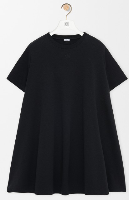 25FW 로에베 숏 원피스 S359Y51XA7 1100 BLACK