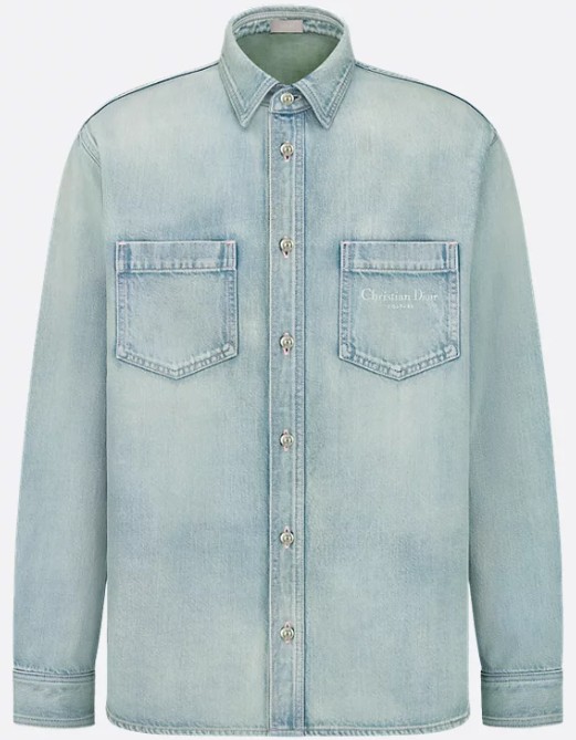 25FW 크리스챤디올 데님 셔츠 593D596A3025 580 Bleu
