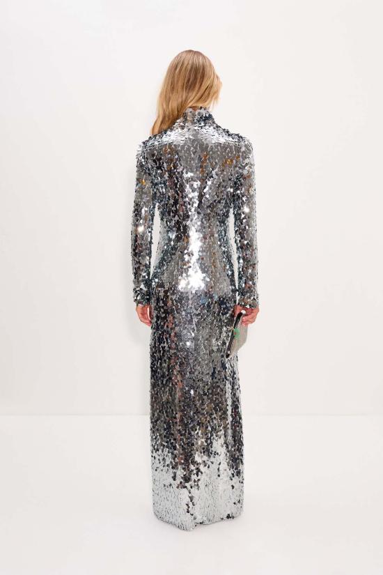  사이먼밀러 롱 원피스 Simon Miller Sculpty Sequin Dress Satellite Silver - SIMONMILLER