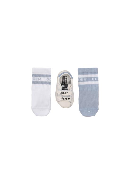 26FW [주니어] 골든구스 스니커즈 GIF00534F007129 11409 WHITE POWER BLUE - GOLDEN GOOSE