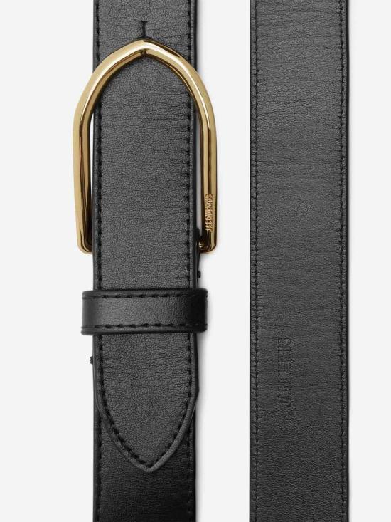 25FW 자크뮈스 가죽 벨트 24EBEU00003AC01C02 990BLACK Black - JACQUEMUS