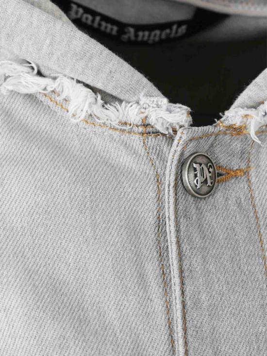 25FW 팜앤젤스 데님 자켓 PMYE05CF25DEN001 0508LIGHT GREY - PALM ANGELS