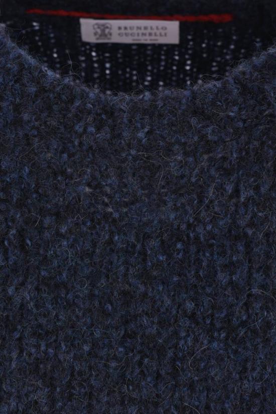 25FW 브루넬로 쿠치넬리 스웨터 M2B300700C2425 BLUE - BRUNELLO CUCINELLI